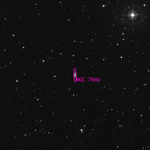 DSS image of NGC 7400