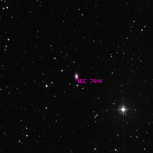 DSS image of NGC 7404