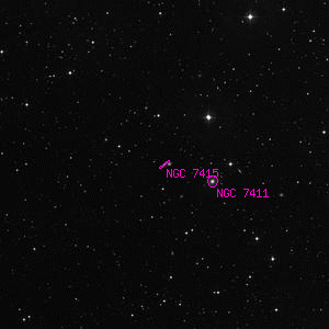 DSS image of NGC 7415