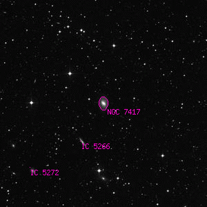 DSS image of NGC 7417