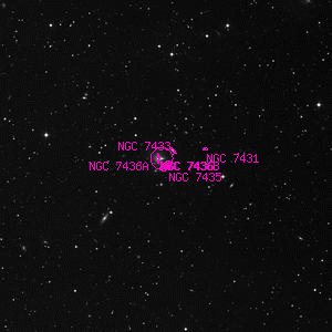 DSS image of NGC 7435