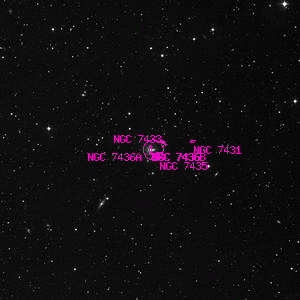 DSS image of NGC 7436B