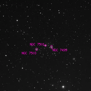 DSS image of NGC 7501