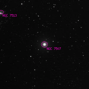 DSS image of NGC 7507