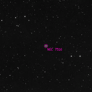 DSS image of NGC 7516