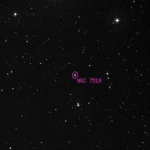 DSS image of NGC 7519