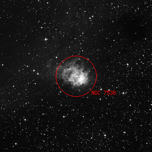 DSS image of NGC 7538