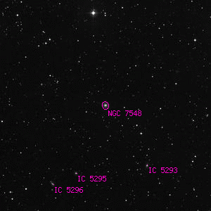 DSS image of NGC 7548