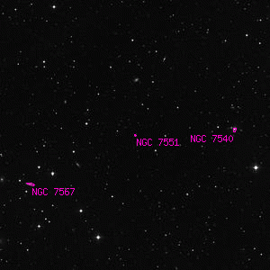 DSS image of NGC 7551