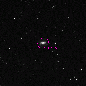 DSS image of NGC 7552