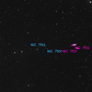 DSS image of NGC 7561