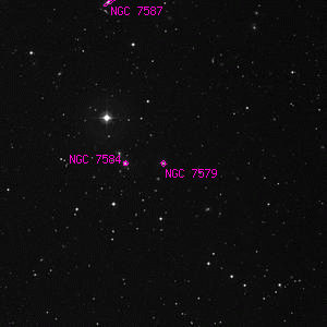 DSS image of NGC 7579