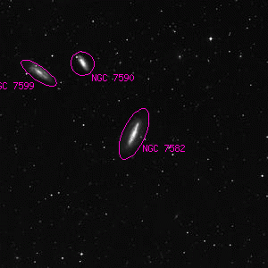 DSS image of NGC 7582