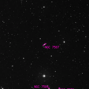 DSS image of NGC 7587