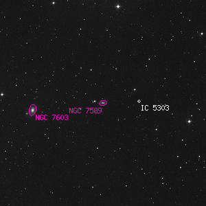 DSS image of NGC 7589