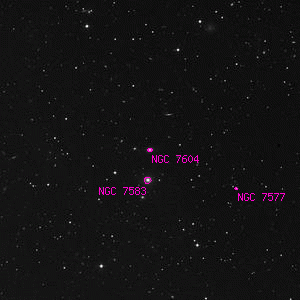 DSS image of NGC 7604