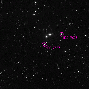 DSS image of NGC 7677