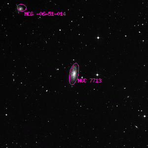 DSS image of NGC 7713