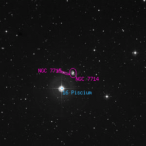 DSS image of NGC 7714