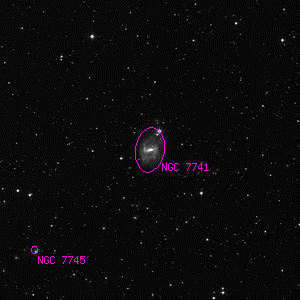 DSS image of NGC 7741