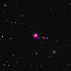 DSS image of NGC 7744