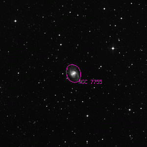 DSS image of NGC 7755