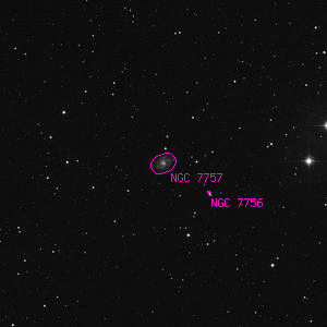 DSS image of NGC 7757
