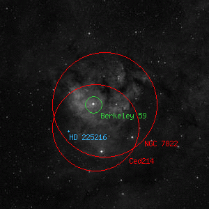 DSS image of NGC 7822
