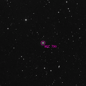 DSS image of NGC 790