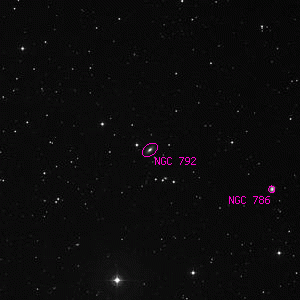 DSS image of NGC 792
