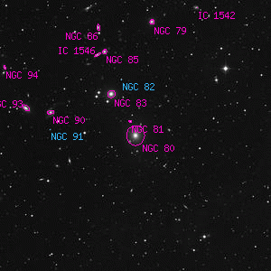 DSS image of NGC 80