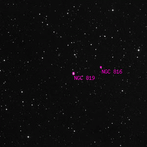 DSS image of NGC 819