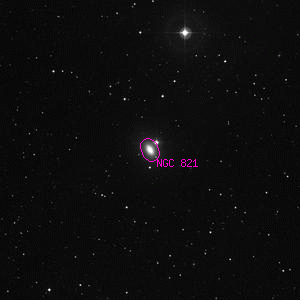 DSS image of NGC 821