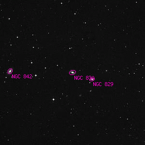 DSS image of NGC 830