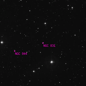 DSS image of NGC 831