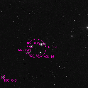 DSS image of NGC 833