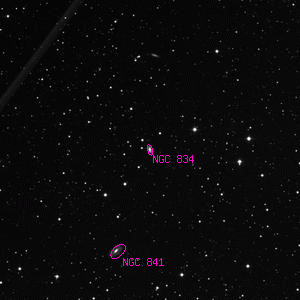 DSS image of NGC 834