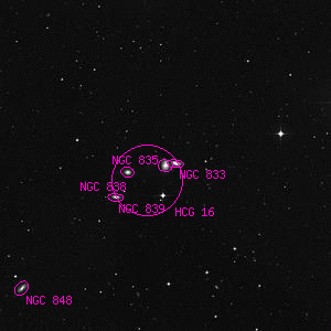 DSS image of NGC 835