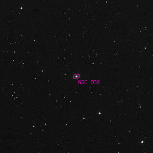 DSS image of NGC 836