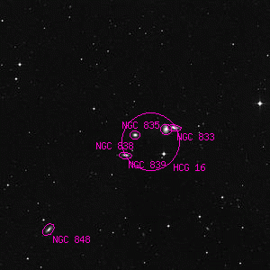 DSS image of NGC 838