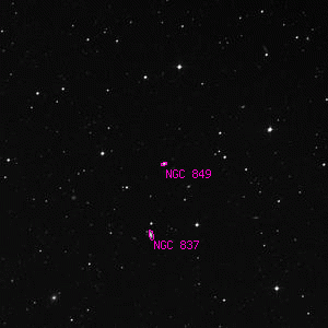 DSS image of NGC 849