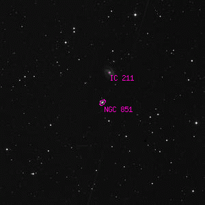 DSS image of NGC 851