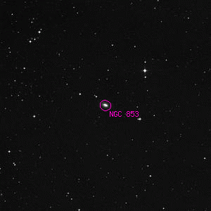 DSS image of NGC 853