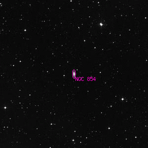 DSS image of NGC 854