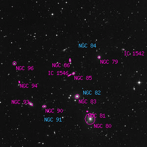 DSS image of NGC 85