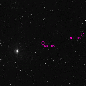DSS image of NGC 863