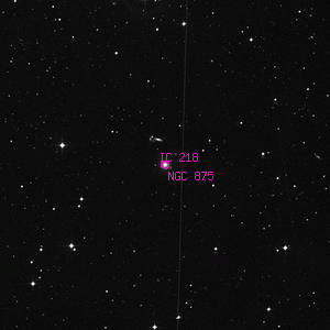 DSS image of NGC 875