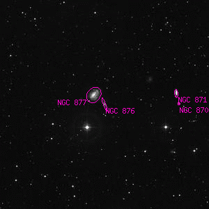 DSS image of NGC 876