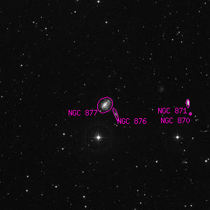 DSS image of NGC 877