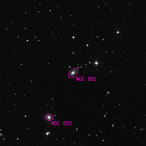DSS image of NGC 881